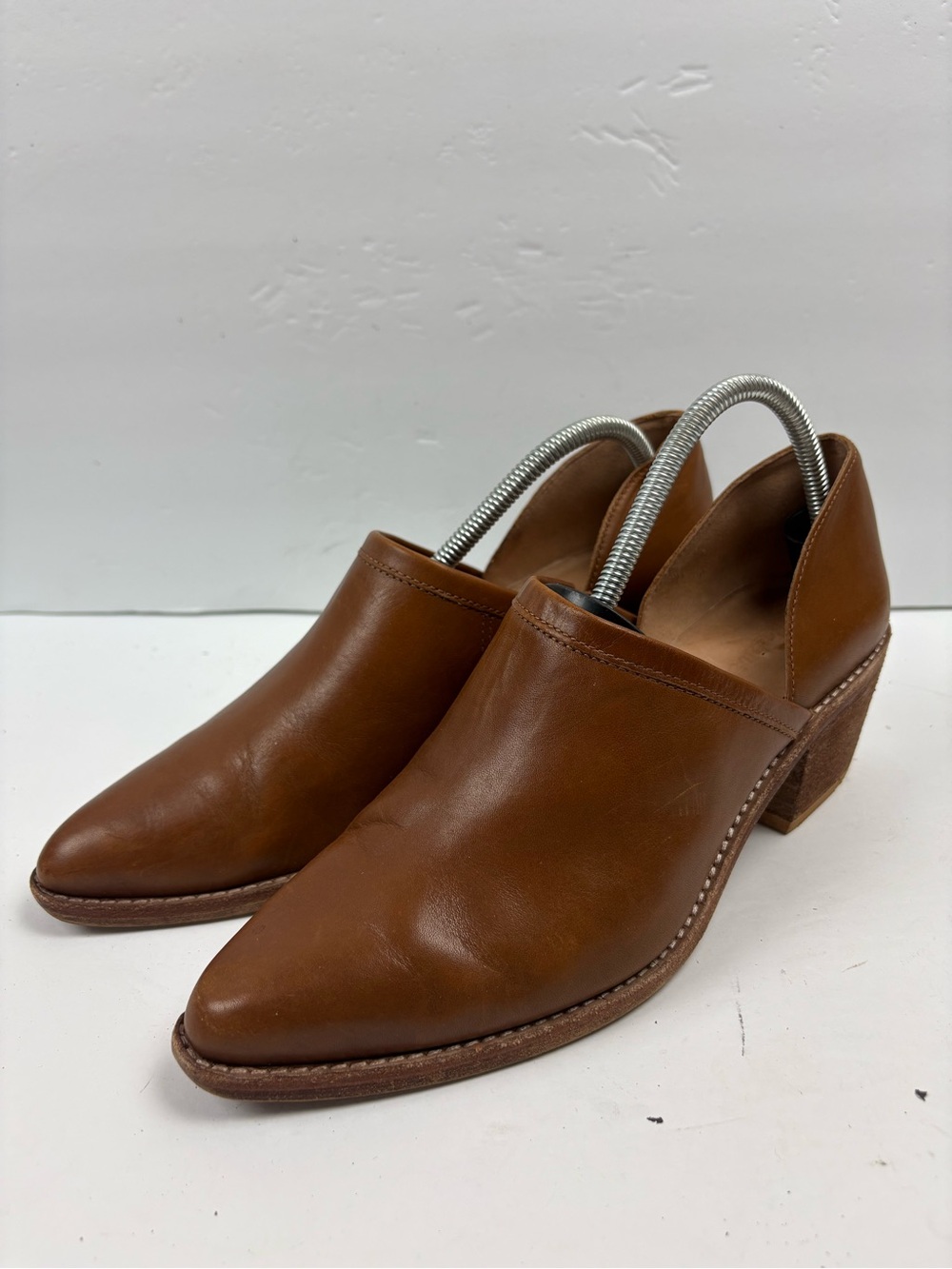 Madewell Brown Leather Booties Women’s Size 9.5